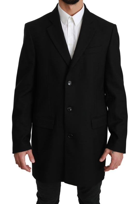 Chaqueta Blazer 100% Lana Negra