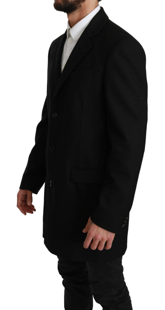 Chaqueta Blazer 100% Lana Negra