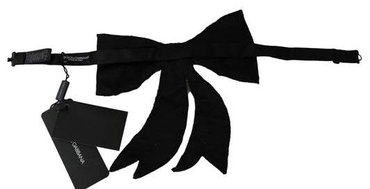 Pajarita para mujer 100 % seda plateada con cristales