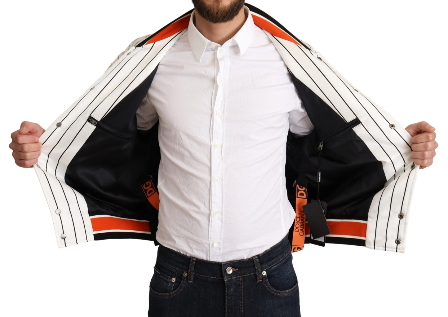 Chaqueta bomber multicolor con el logotipo de King #DGMILLENNIALS
