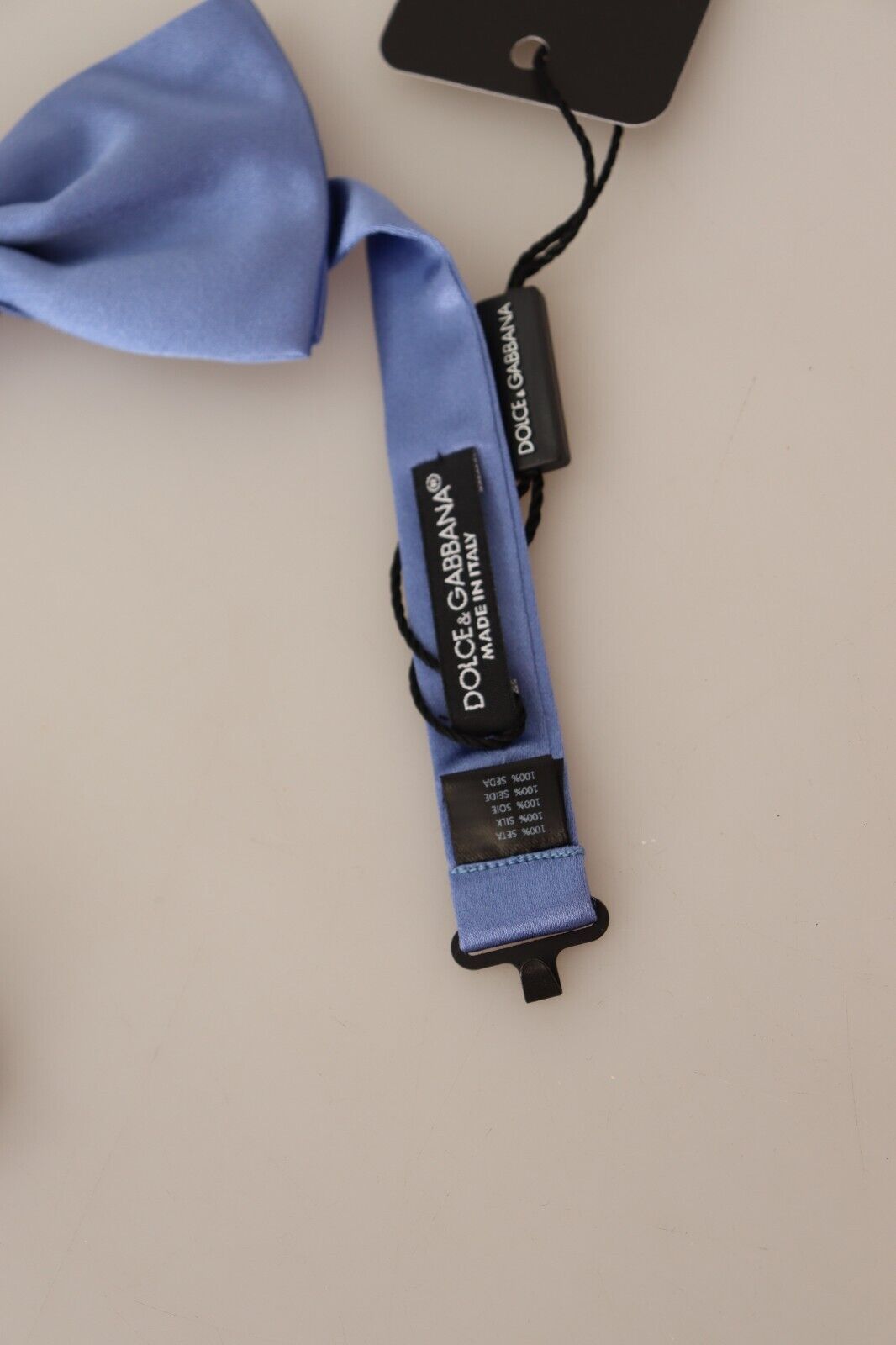 Purple 100% Silk Adjustable Neck Papillon Bow Tie