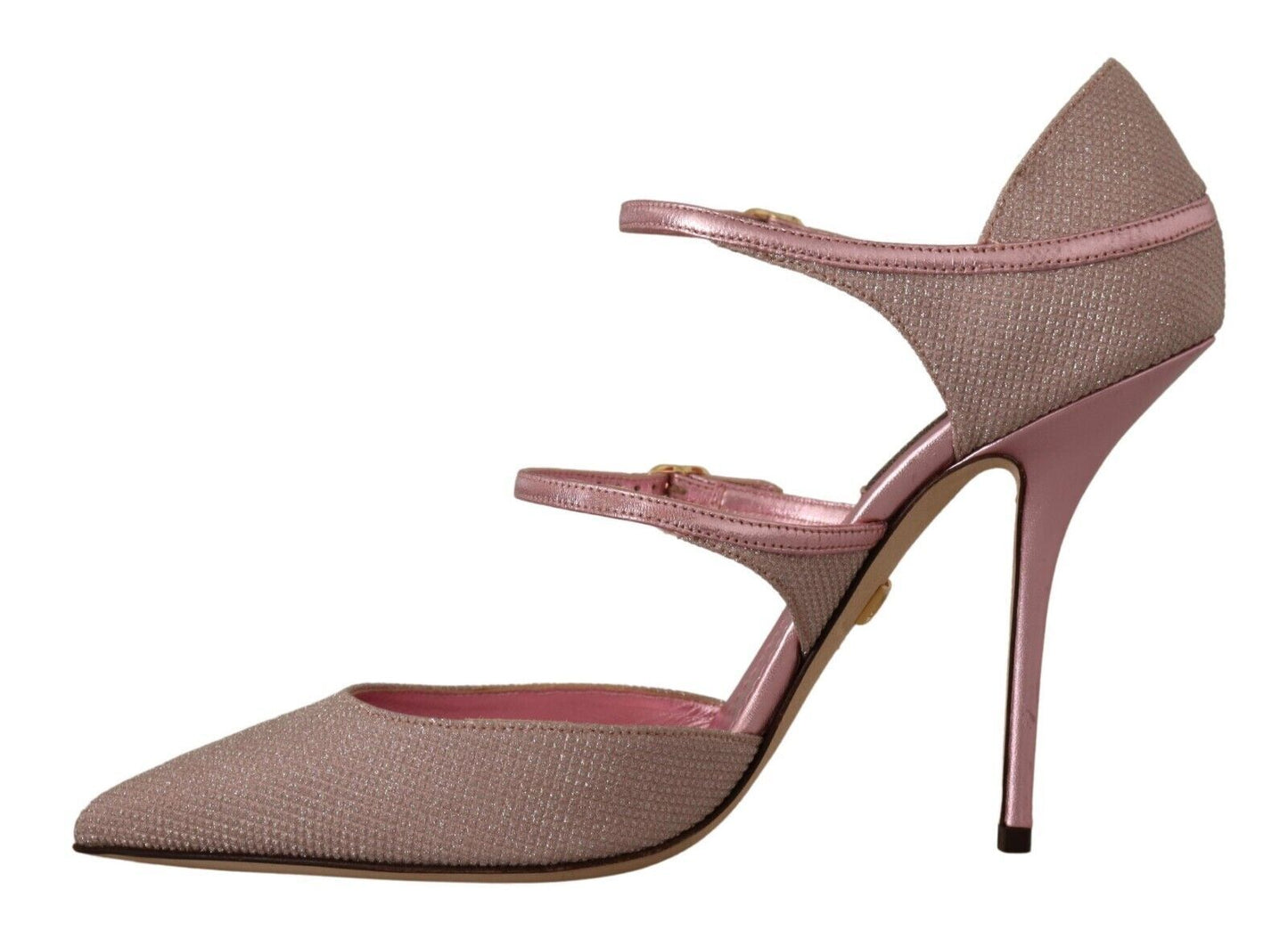 Sandales à lanières roses pailletées Chaussures Mary Jane