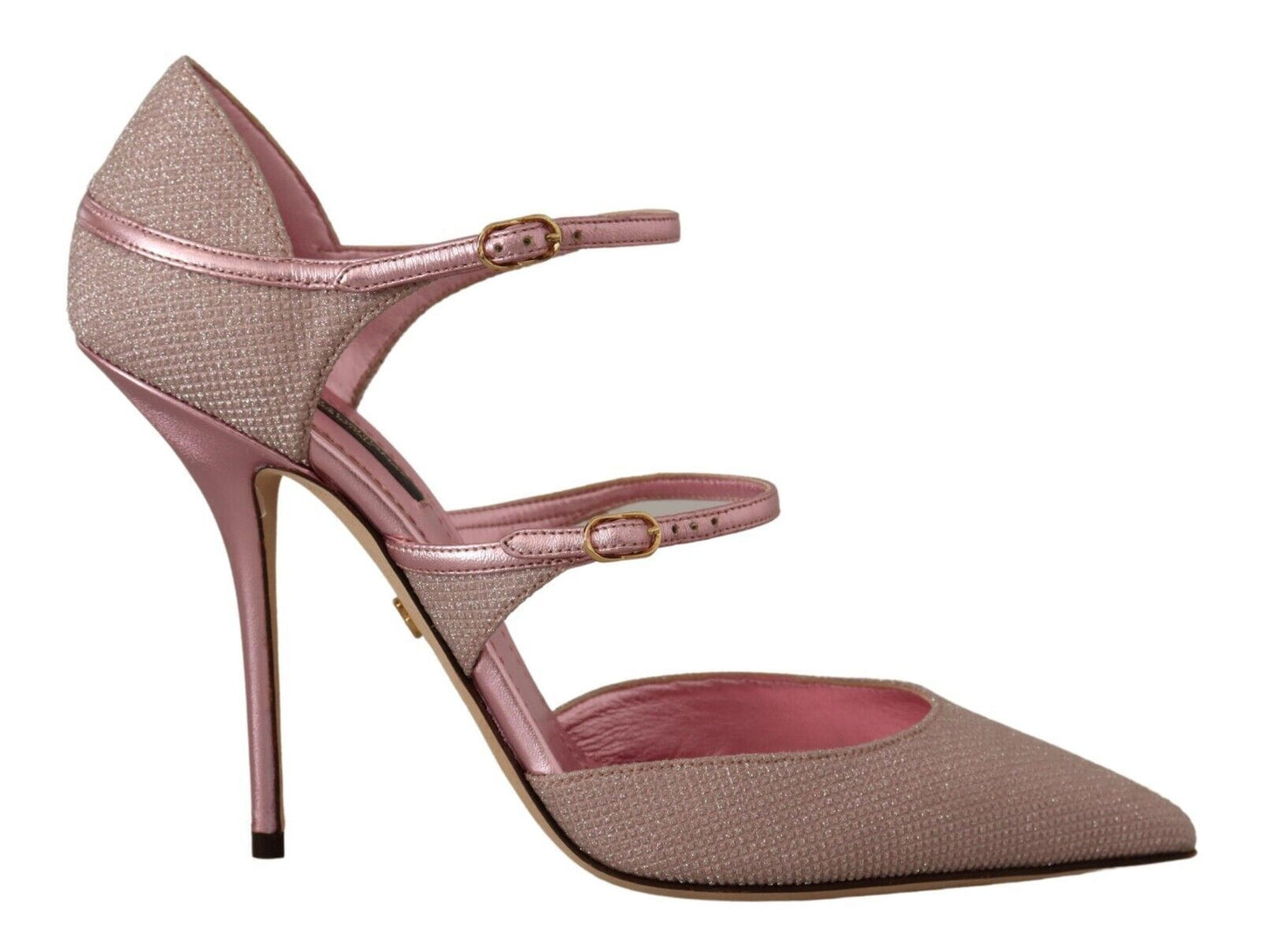 Sandales à lanières roses pailletées Chaussures Mary Jane
