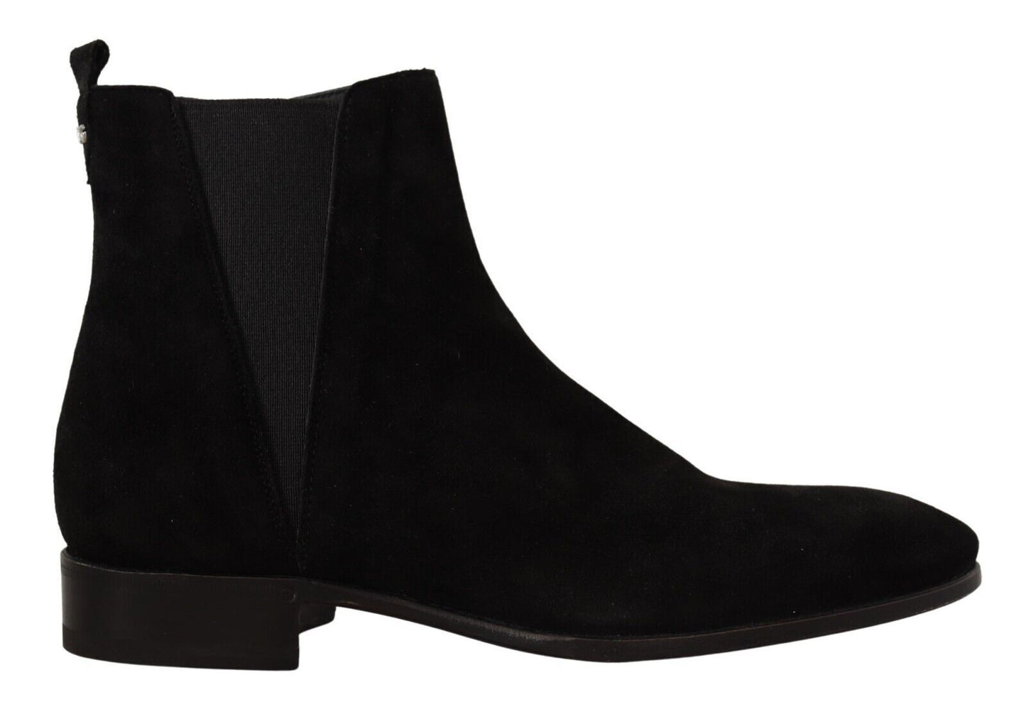Botas Chelsea de piel de ante negra para hombre