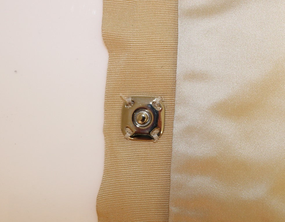 Bufanda de piel de visón beige tipo fular para el cuello