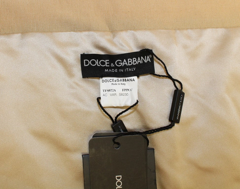 Bufanda de piel de visón beige tipo fular para el cuello