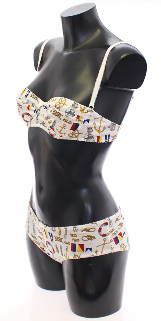 Braguita de marinero blanca elástica