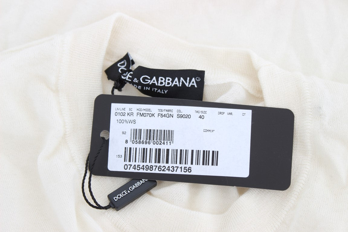 Suéter blanco 100% cachemira