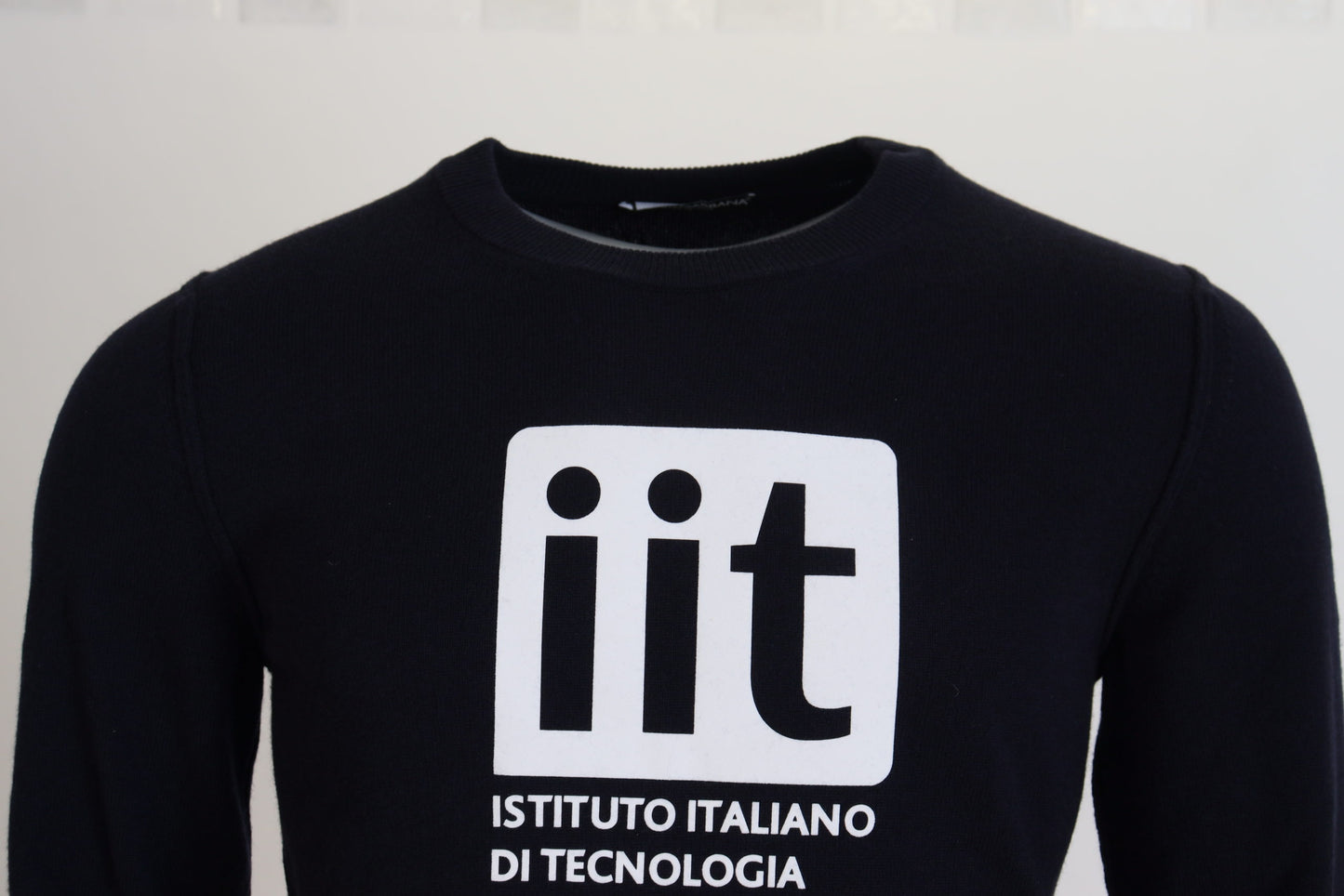 Suéter con estampado iit de cachemira azul