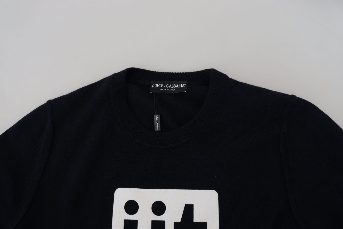 Suéter con estampado iit de cachemira azul