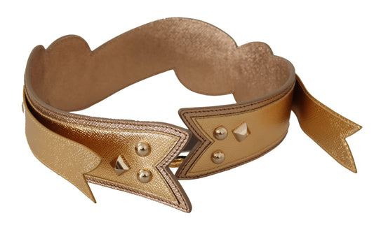 Correa de hombro para bolso con parche LOVE de cuero dorado