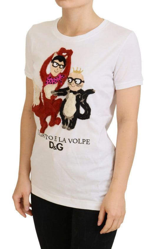 Camiseta blanca texturizada de manga corta