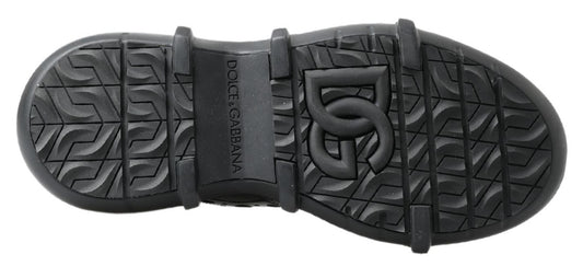 Botines casuales de cuero negro