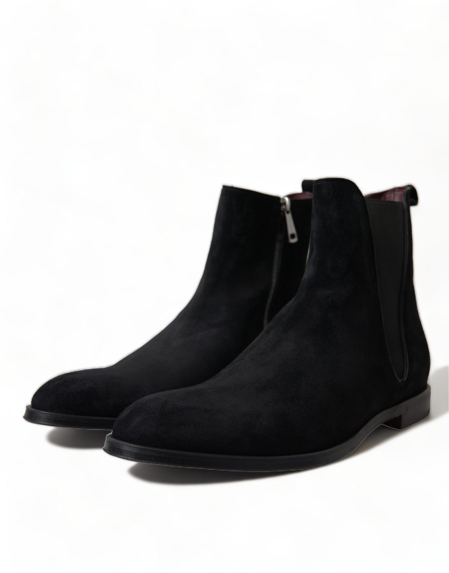 Bottes mi-mollet en daim noir pour homme