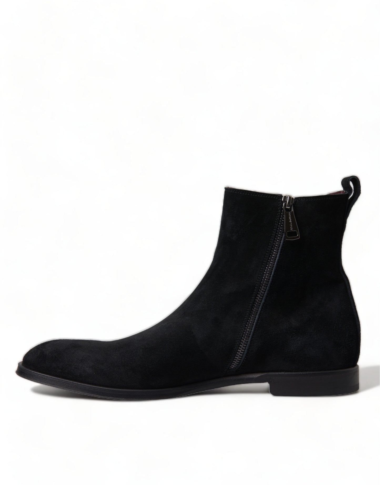 Bottes mi-mollet en daim noir pour homme