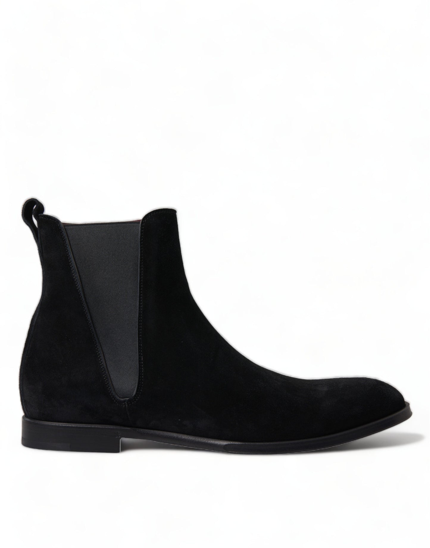Bottes mi-mollet en daim noir pour homme