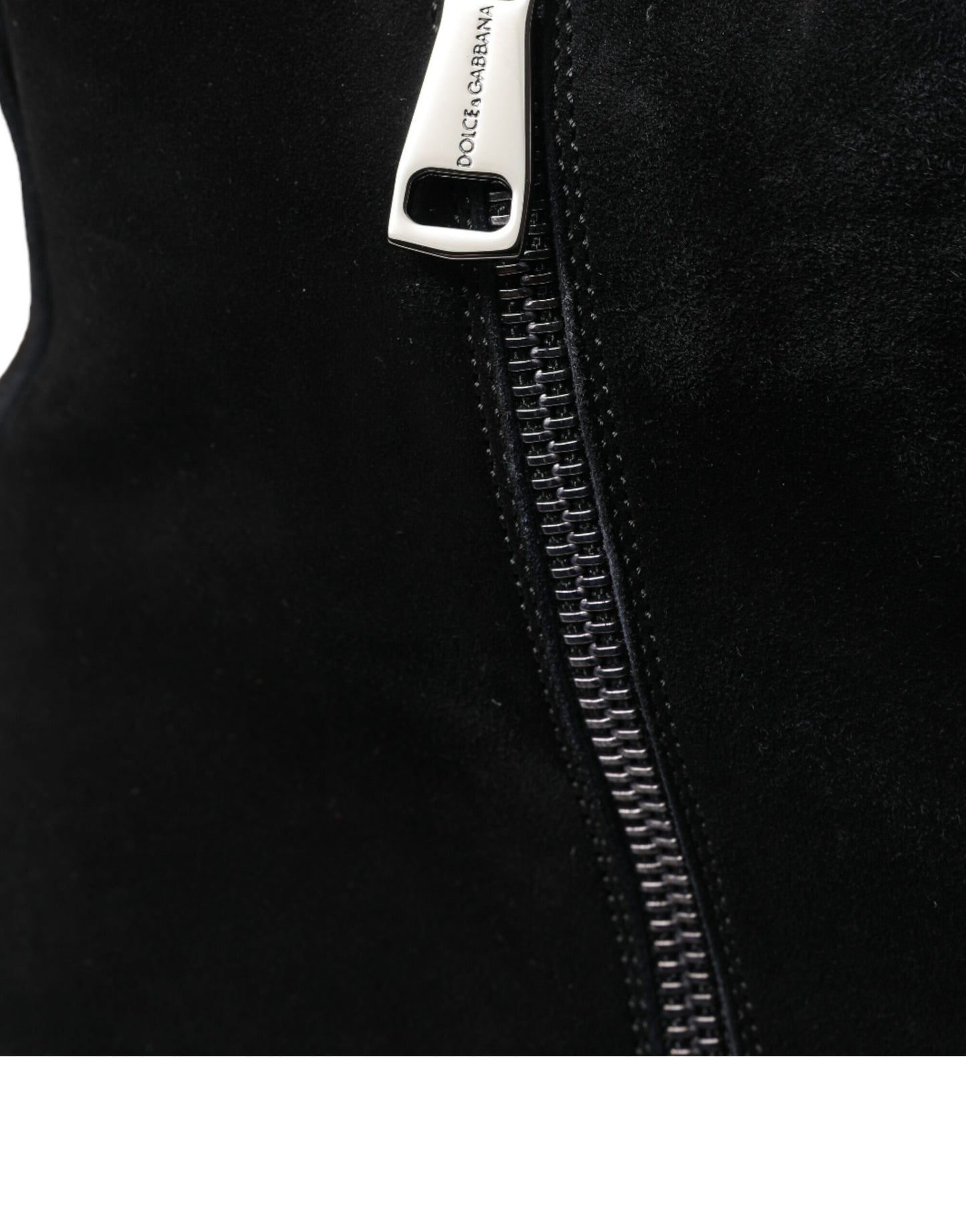 Bottes mi-mollet en daim noir pour homme