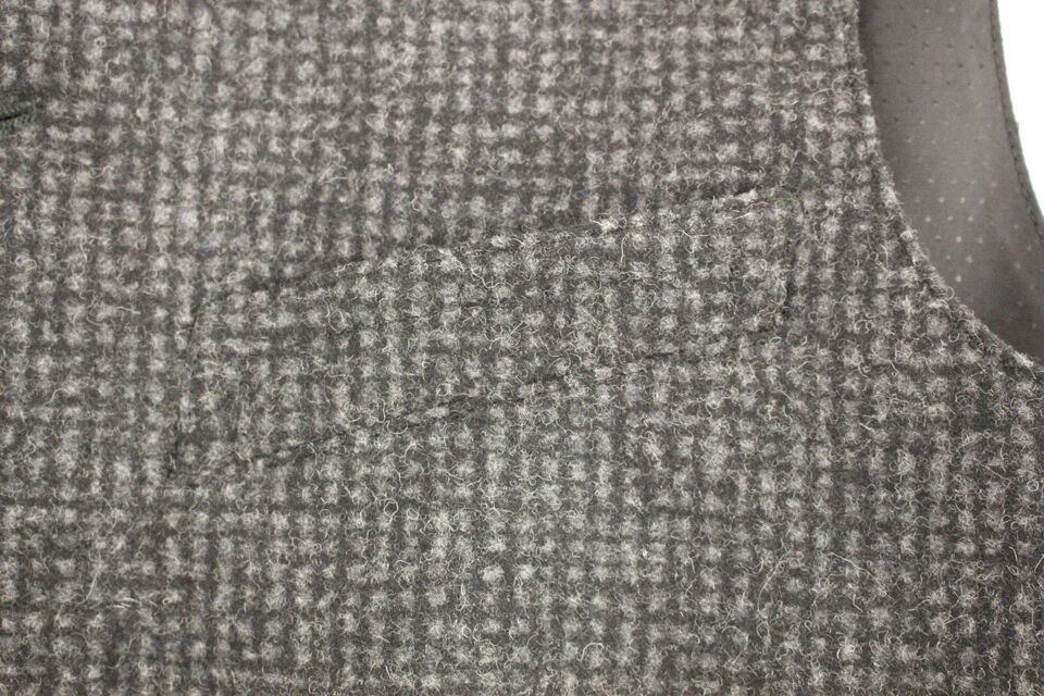Gilet en laine mélangée gris Gilet Weste