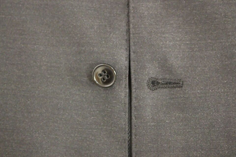 Gilet en laine et soie grise