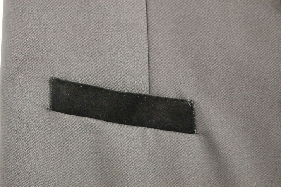 Chaleco formal de lana negra para vestir