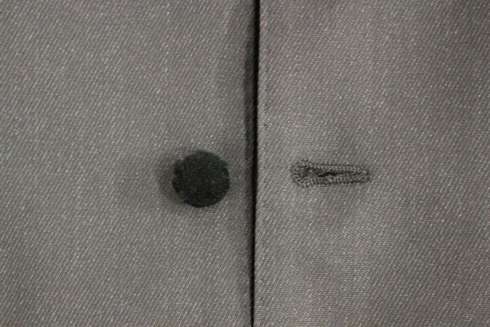 Chaleco formal de lana gris