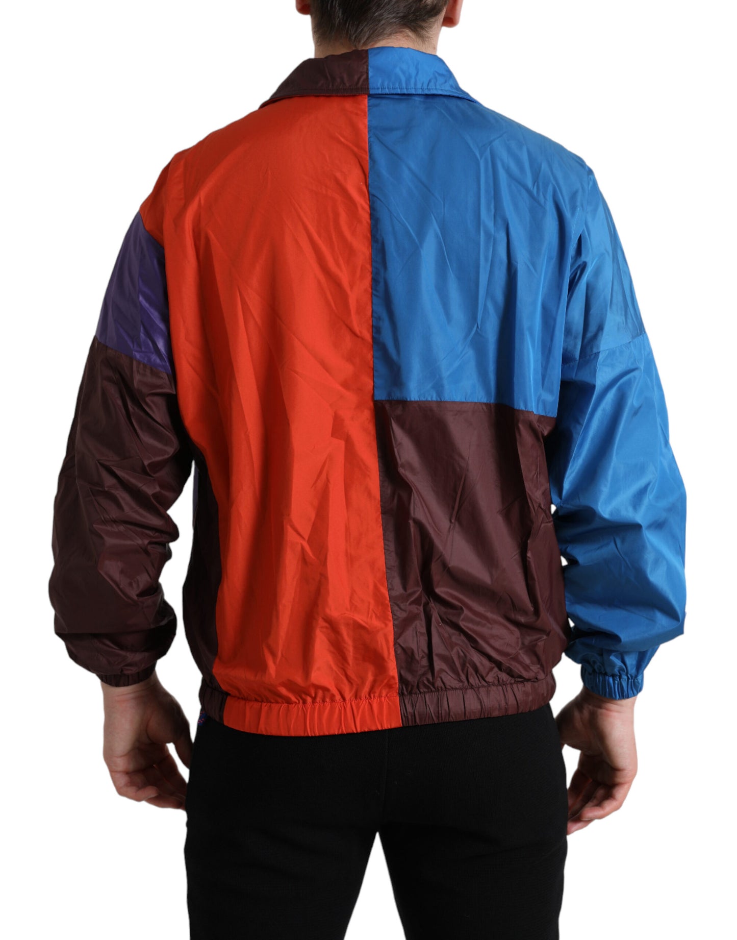 Veste coupe-vent multicolore
