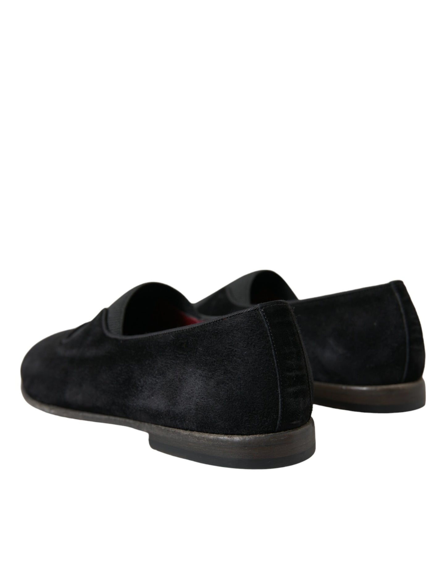 Mocassins AMALFI en velours noir RUNWAY