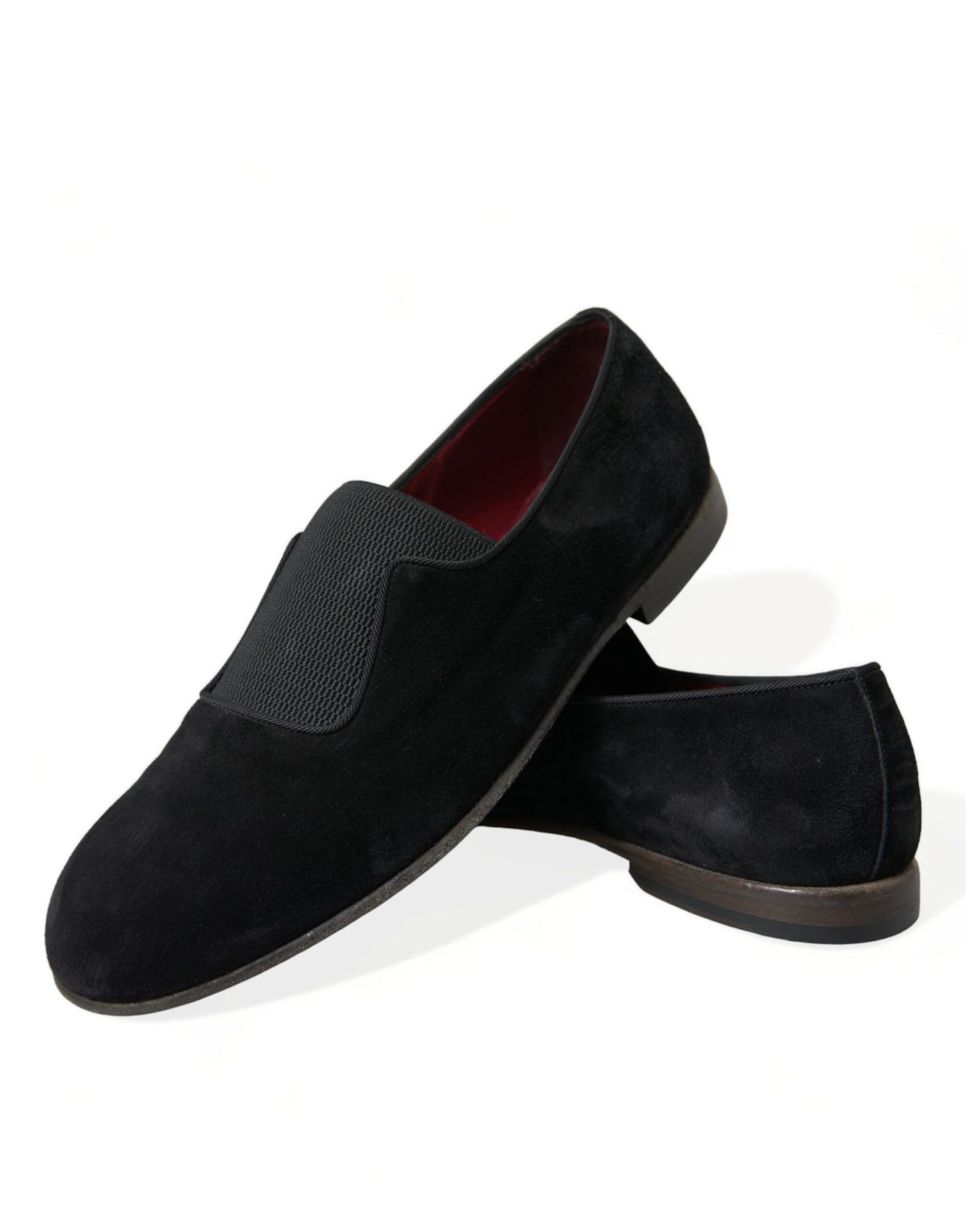Mocassins AMALFI en velours noir RUNWAY