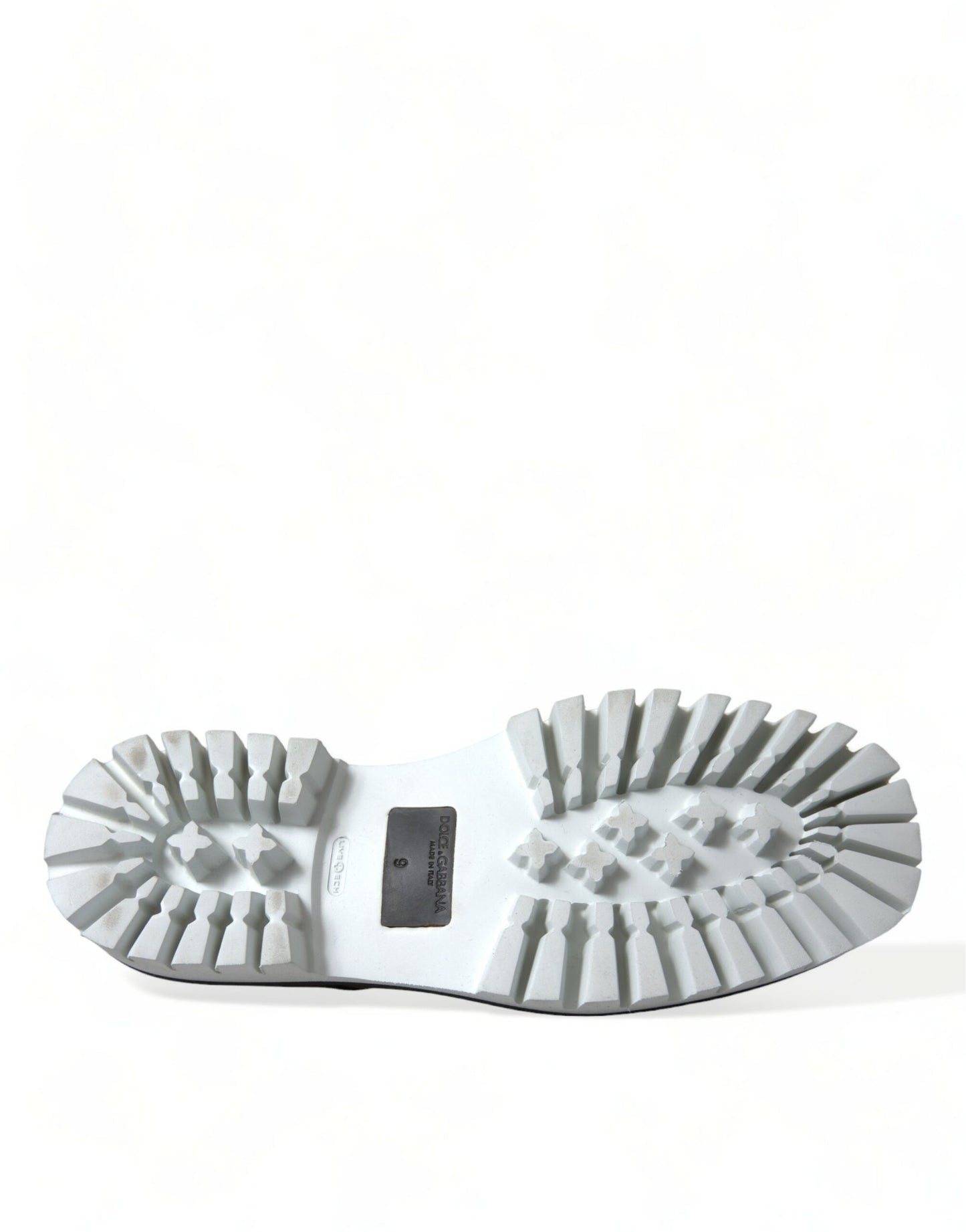 Chaussures Derby à lacets en cuir noir et blanc