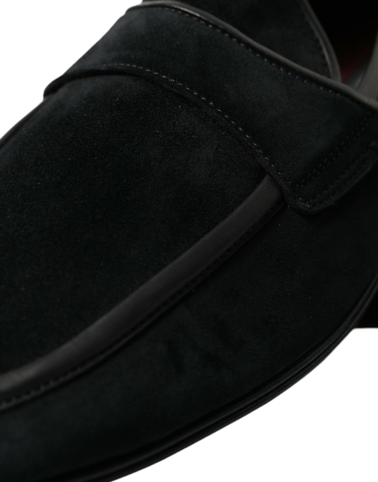 Mocassins à enfiler en velours noir