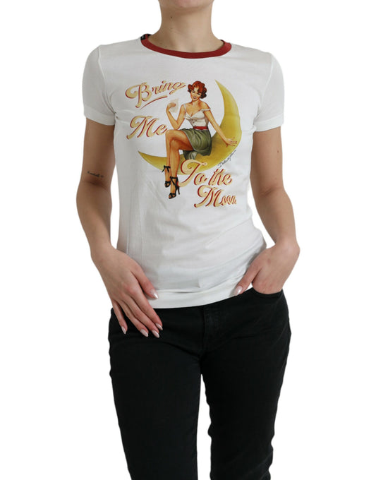 Camiseta blanca Bring Me To The Moon