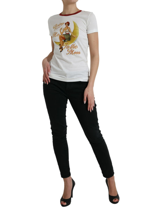 Camiseta blanca Bring Me To The Moon