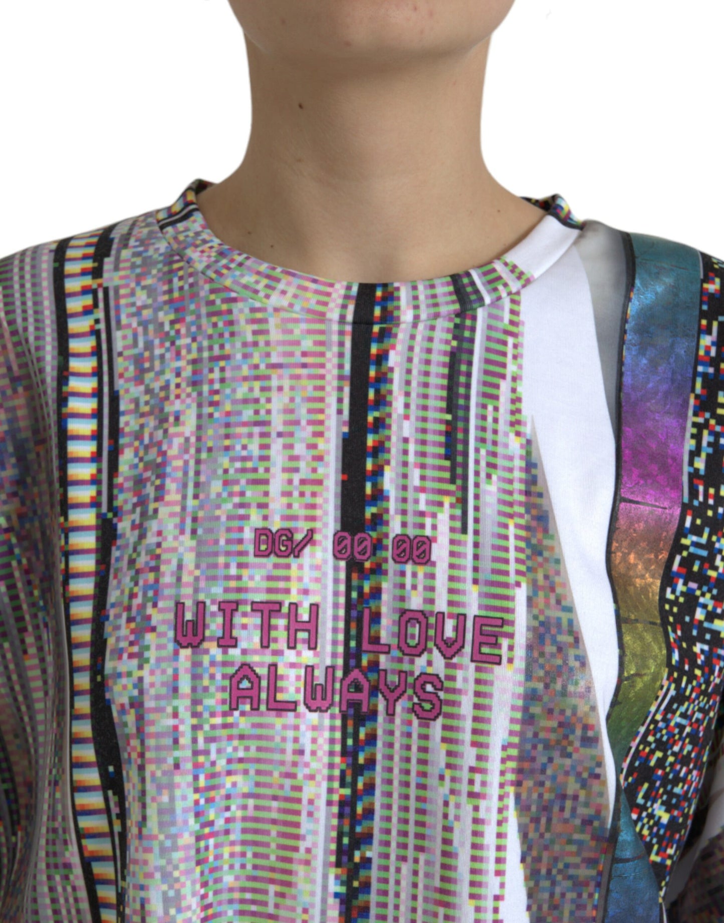 Camiseta con estampado multicolor "With Love Always"