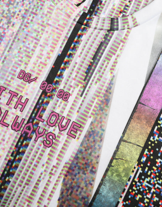 Camiseta con estampado multicolor "With Love Always"