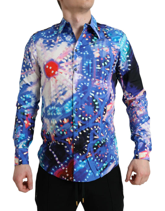 Chemise Slim MARTINI Luminarie multicolore
