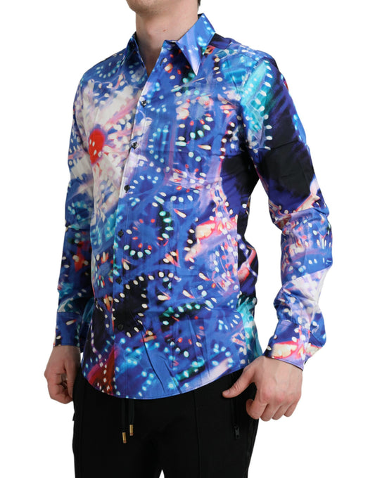 Chemise Slim MARTINI Luminarie multicolore