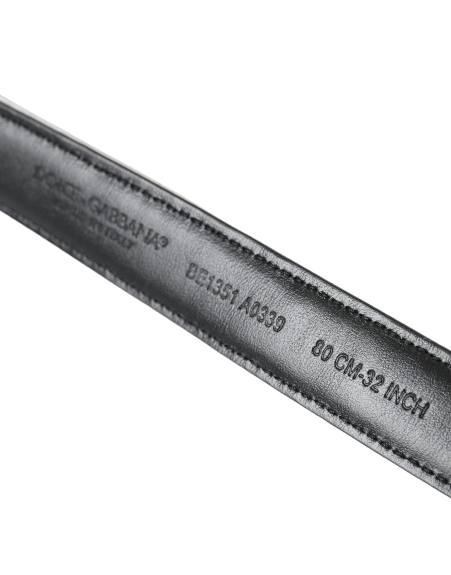 Ceinture à boucle en métal doré patchwork noir et blanc