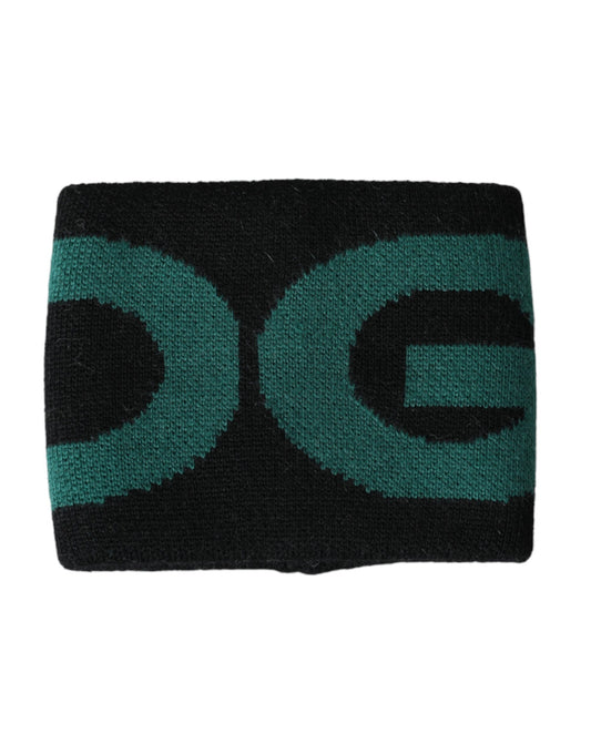 Pulsera con el logotipo de lana verde y negro #DGMILLENNIALS