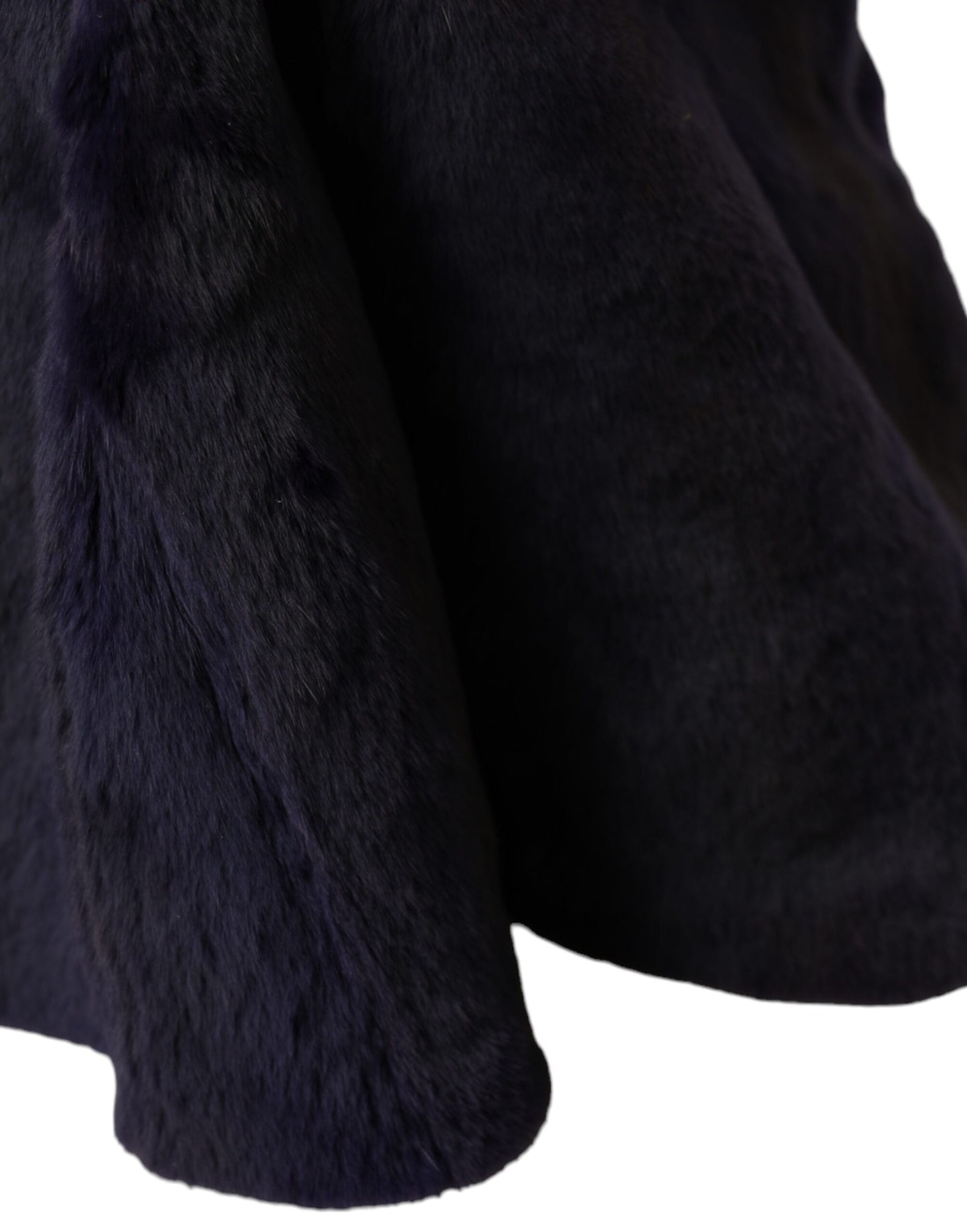 Chapeau enveloppant en fourrure de belette noire