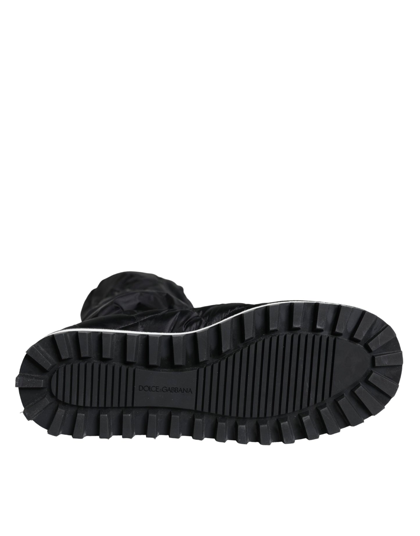 Baskets montantes matelassées noires