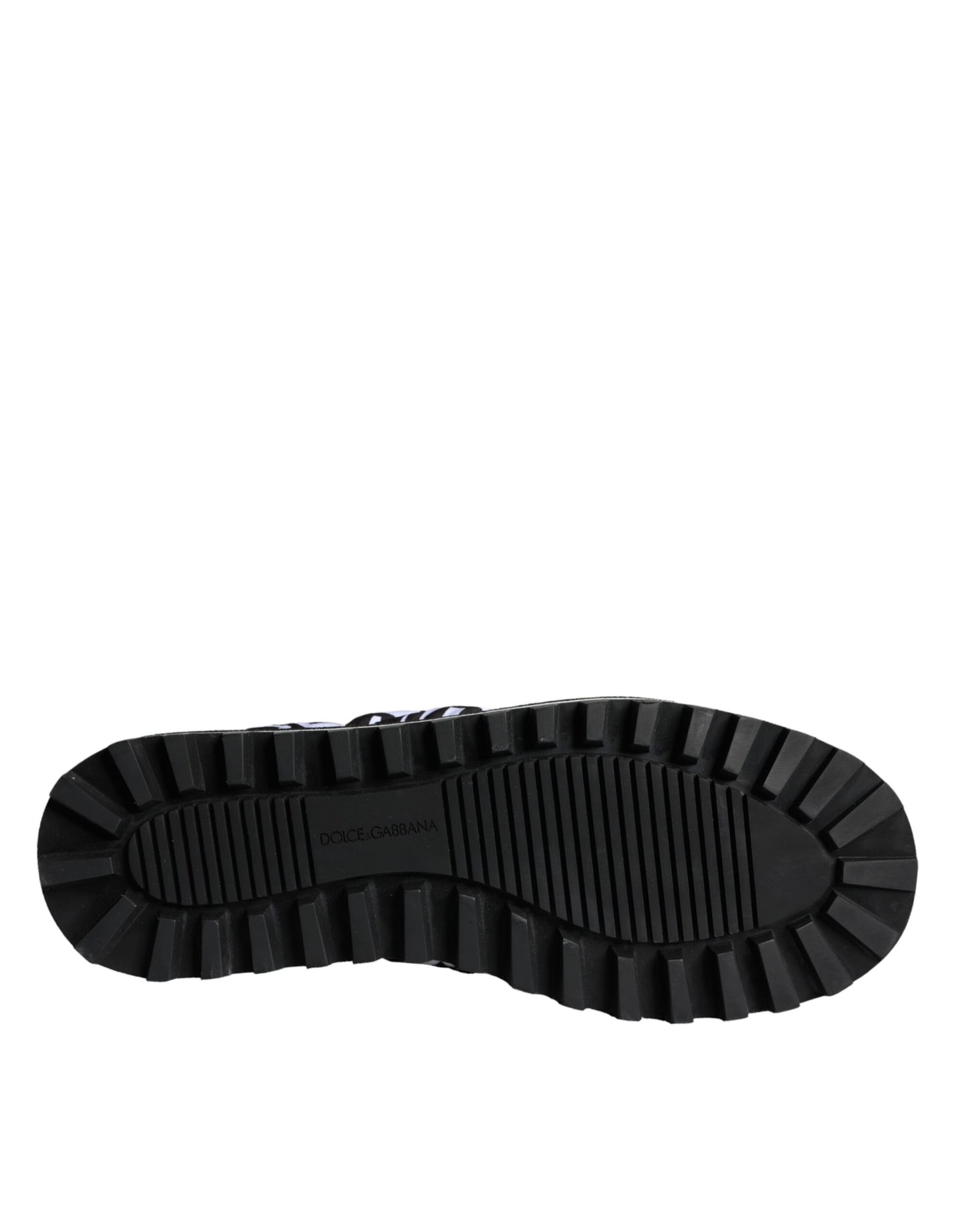 Sandales à logo matelassé noir et blanc