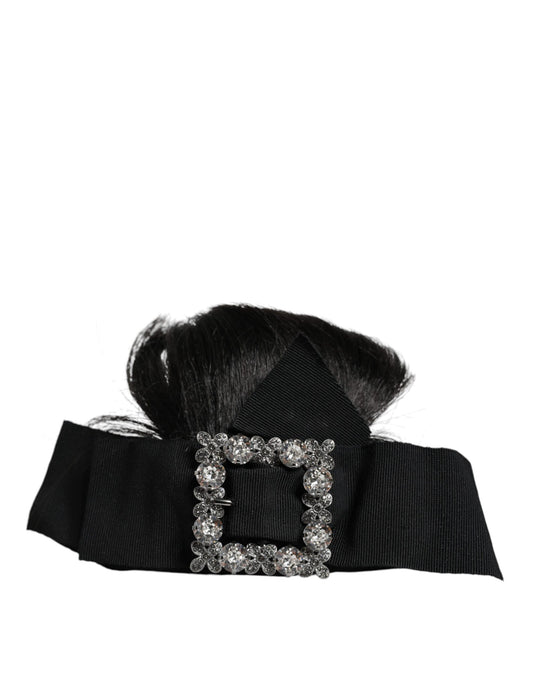 Diadema de cristal para parrucchiera de pelo negro