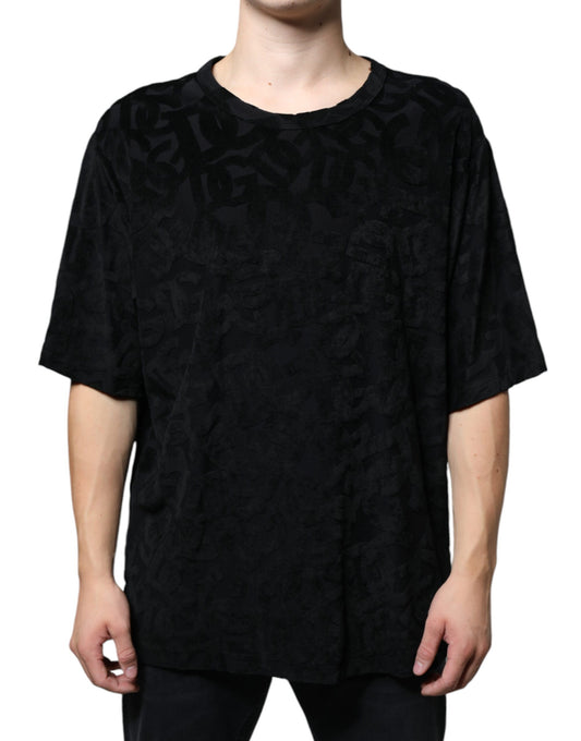 T-shirt noir avec logo DG Mania