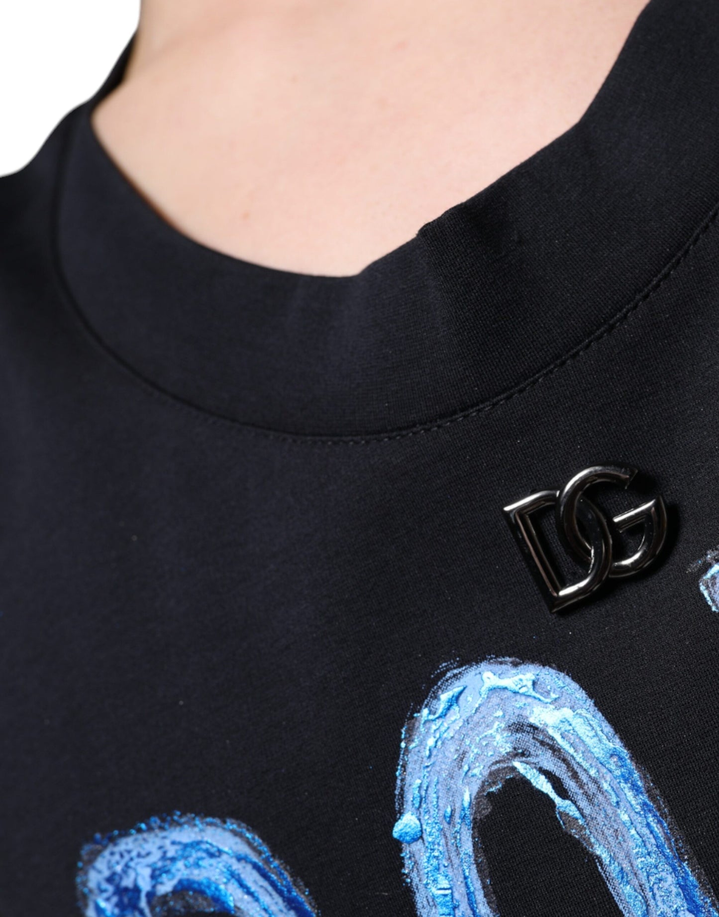 T-shirt sans manches en coton noir Born To Be Free