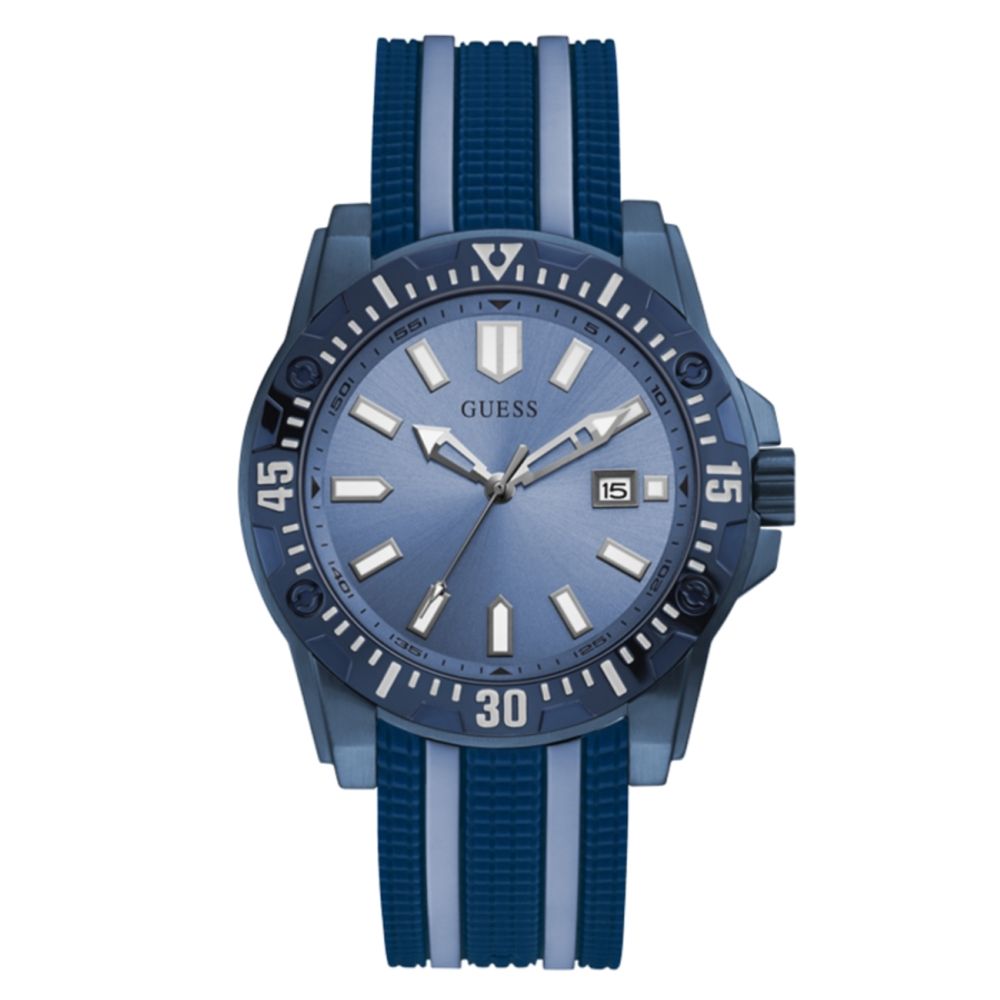 Montre synthétique bleue