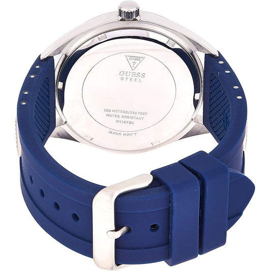 Montre synthétique bleue