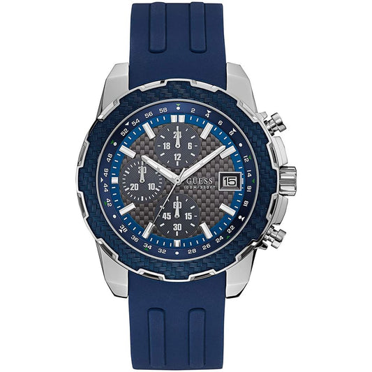 Montre en caoutchouc bleu