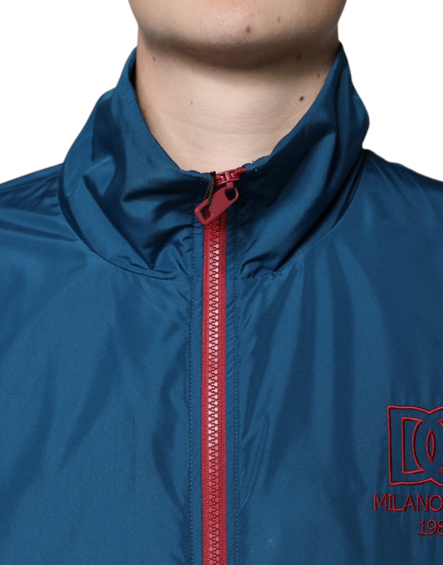Veste zippée multicolore en polyester