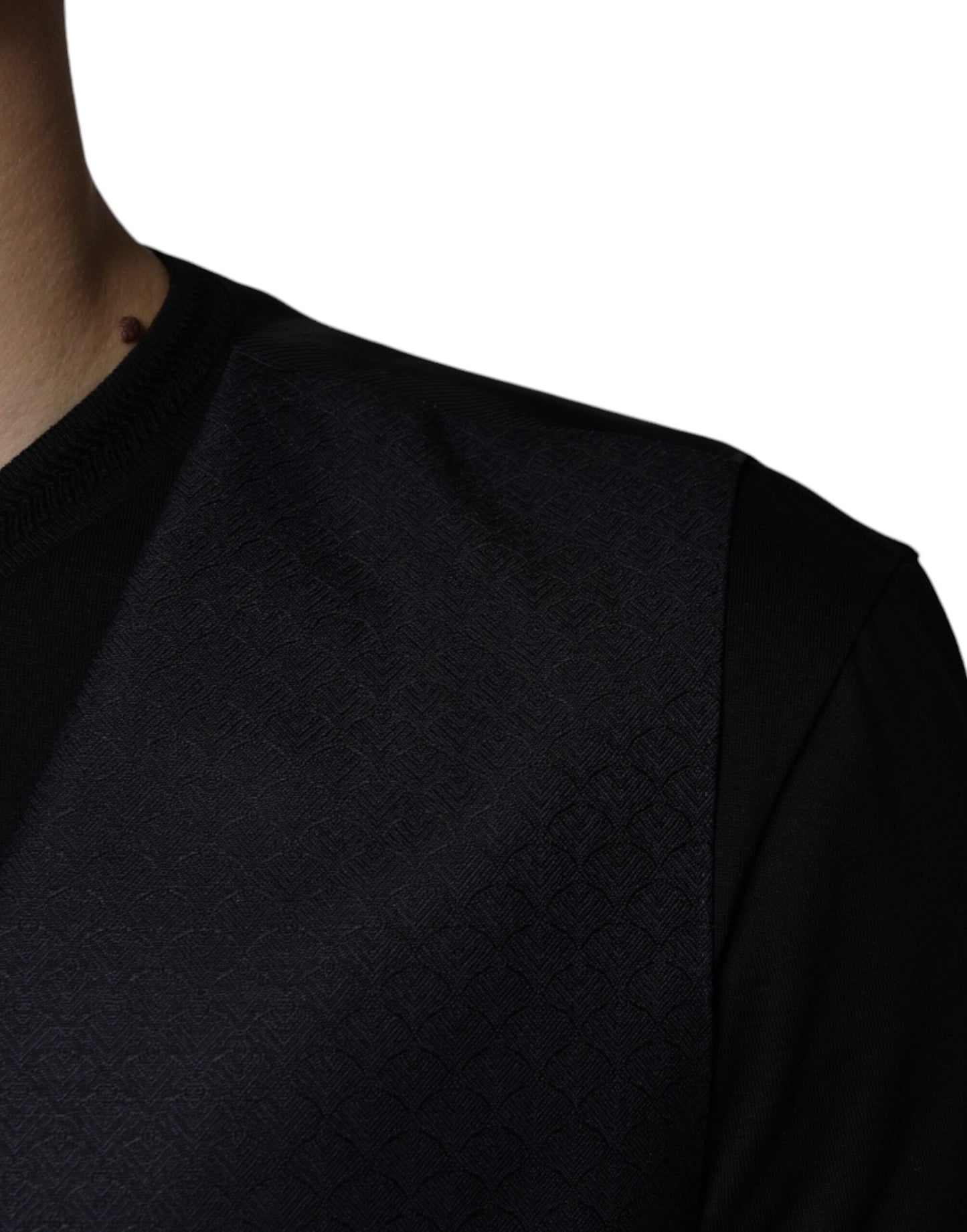 Chaleco formal de lana negro