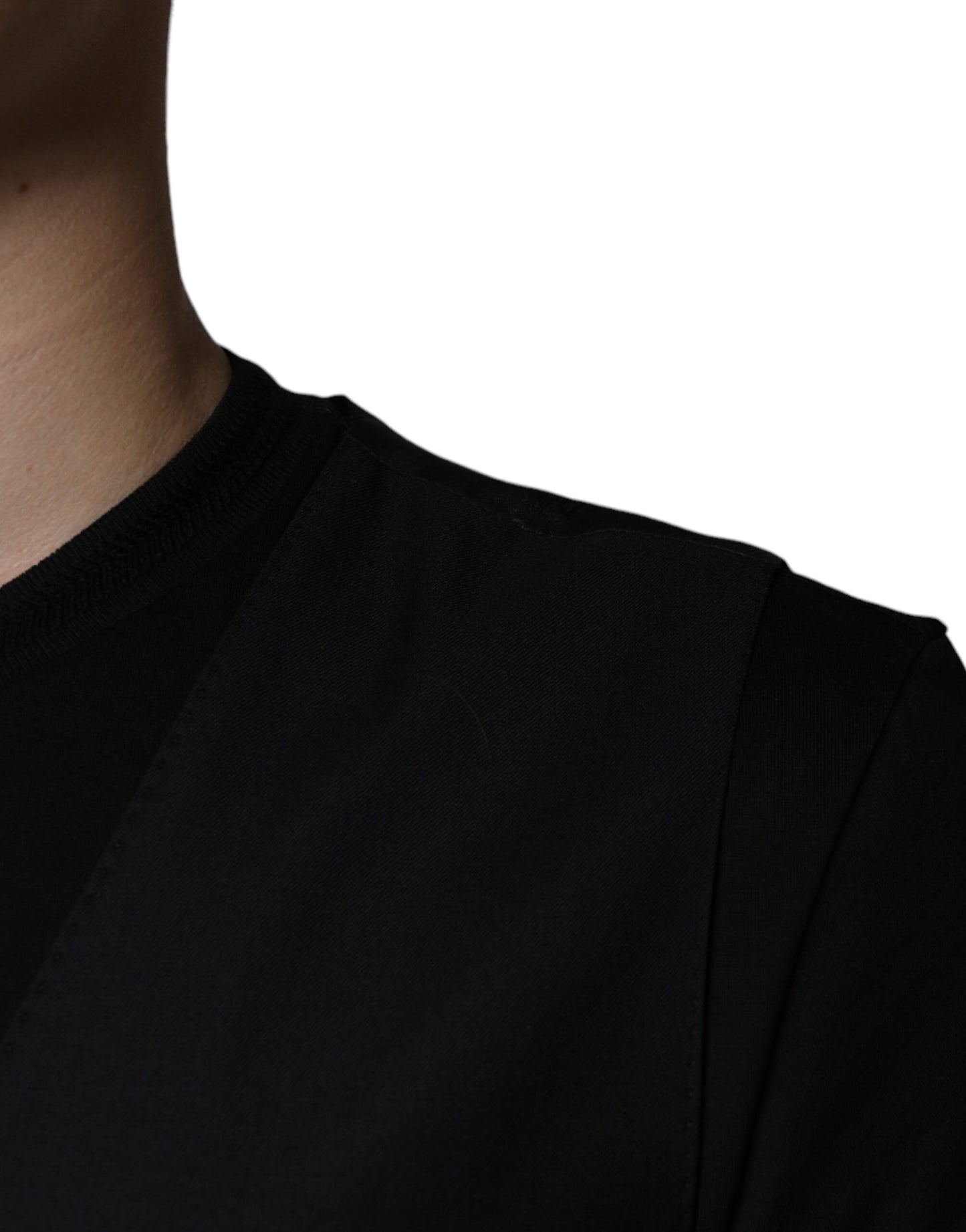 Chaleco formal de lana negro